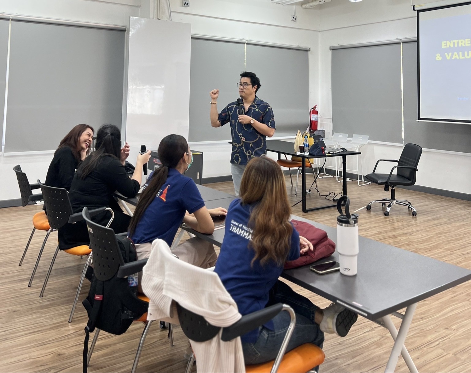 โครงการอบรมเชิงปฏิบัติการ หัวข้อ “Entrepreneurial Mindset in Healthcare and Patent Searching for Health Care Data” 